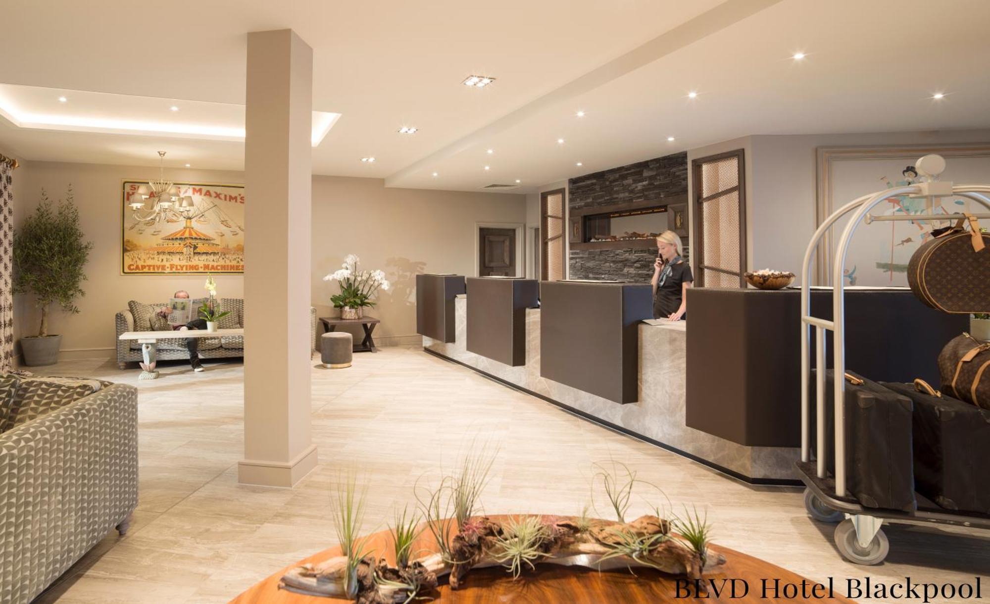 Boulevard Hotel Blackpool Dış mekan fotoğraf Reception